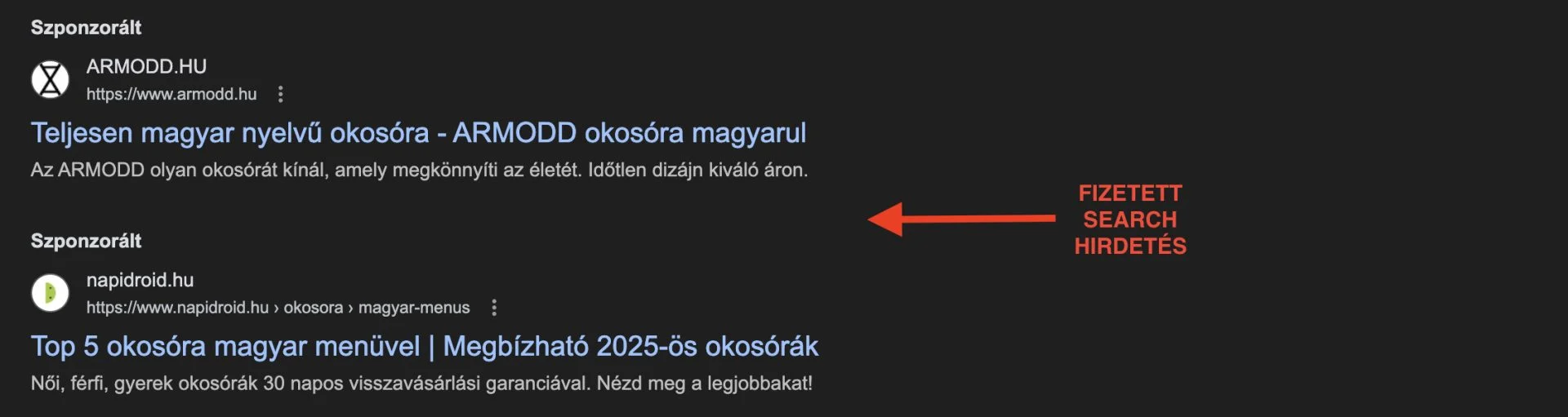 Google Ads versenytárselemzés2